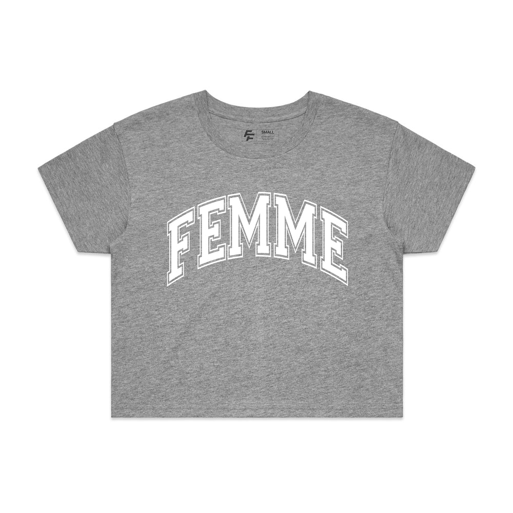 
                      
                        FEMME ARCH RELAX CROP TOP
                      
                    