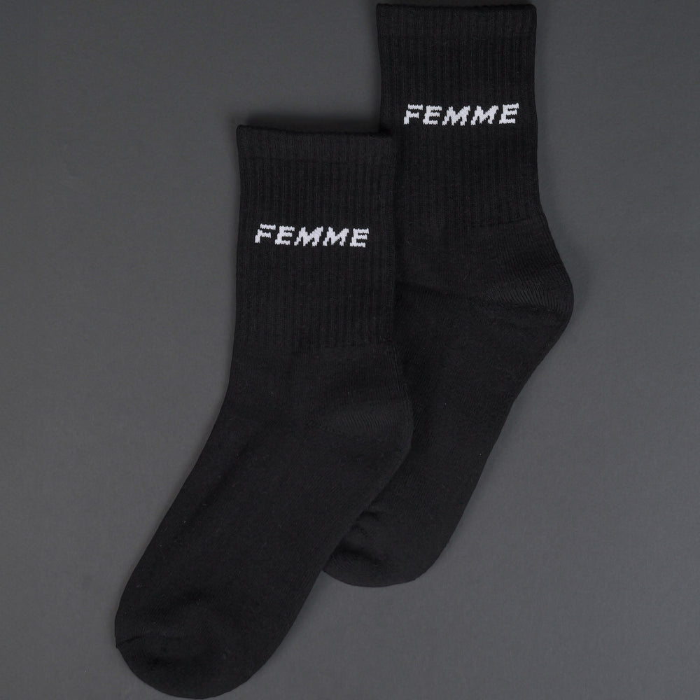 FEMME FIT SOCKS - BLACK