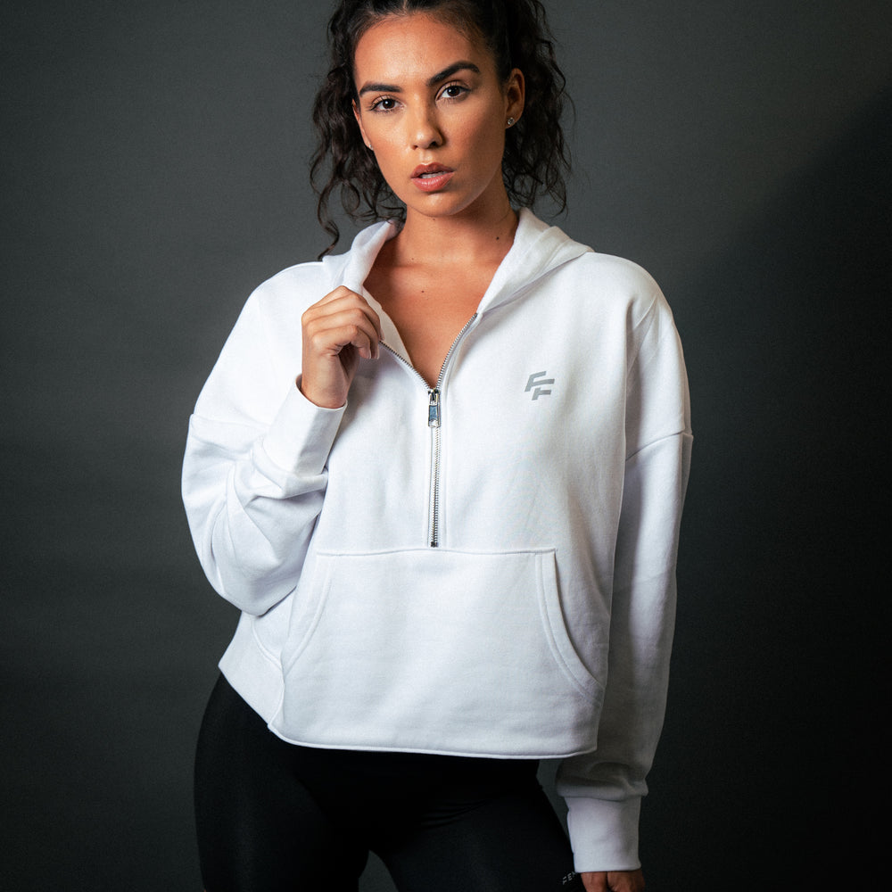 FF CROPPED ZIP HOODIE