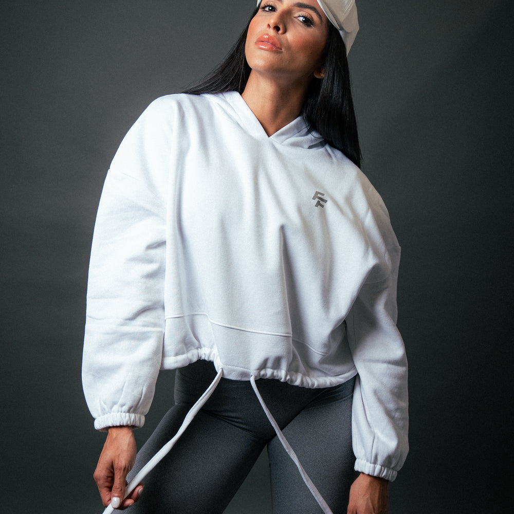 FF CROPPED SCRUNCH HOODIE